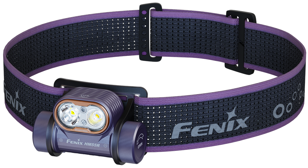Linterna Frontal Fenix HM55R Purpura
