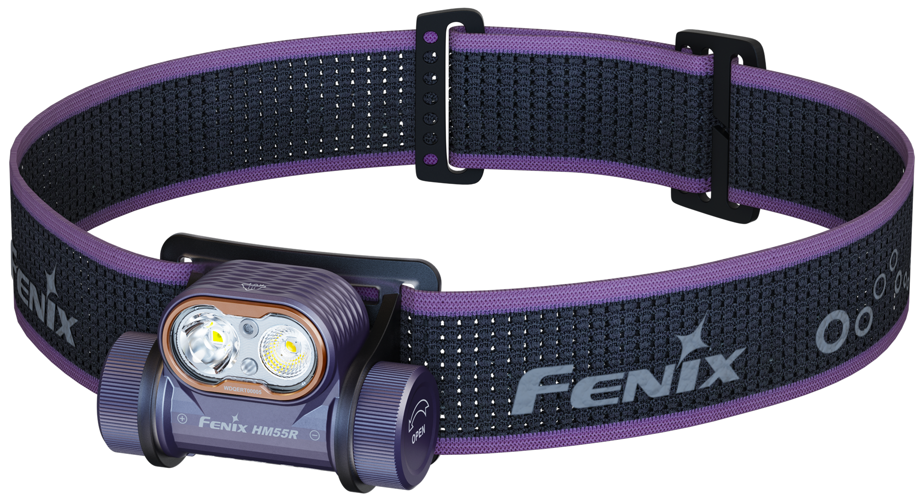Linterna Frontal Fenix HM55R Purpura