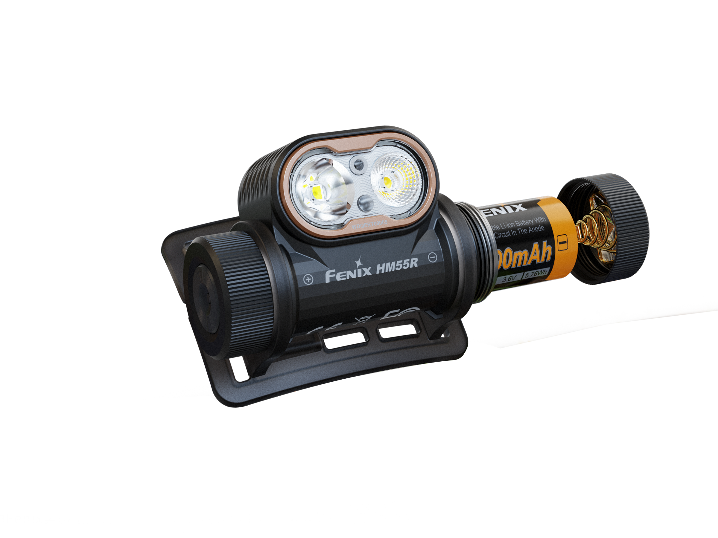 Linterna Frontal Fenix HM55R Negra