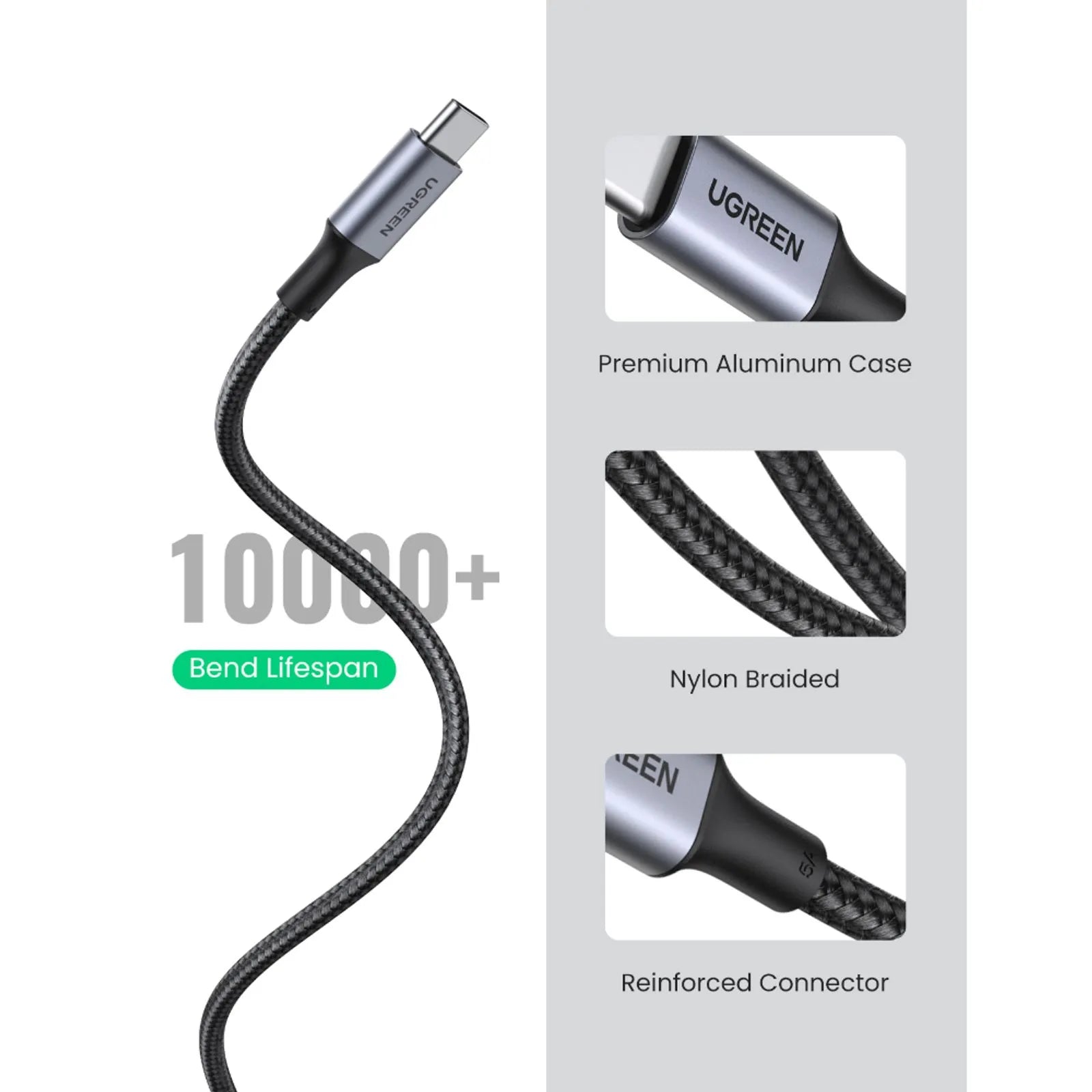 Cable US316 USB-C Reforzado 2 metros 100W