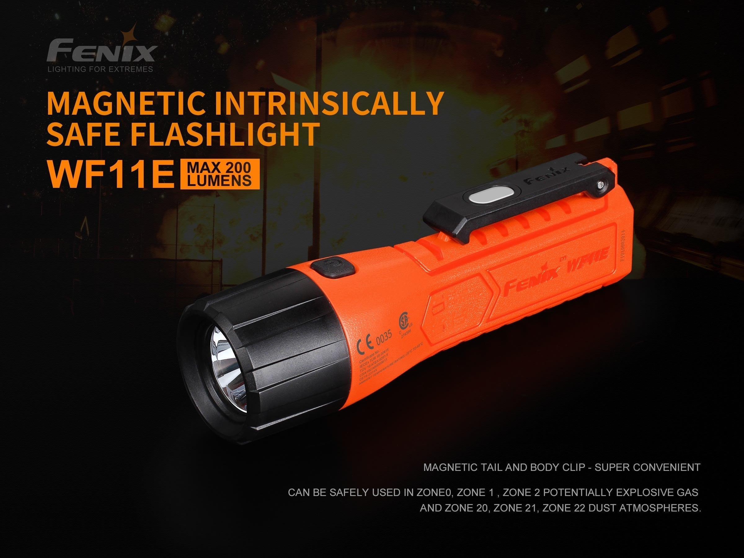 Linterna anti explosiva Fenix WF11E