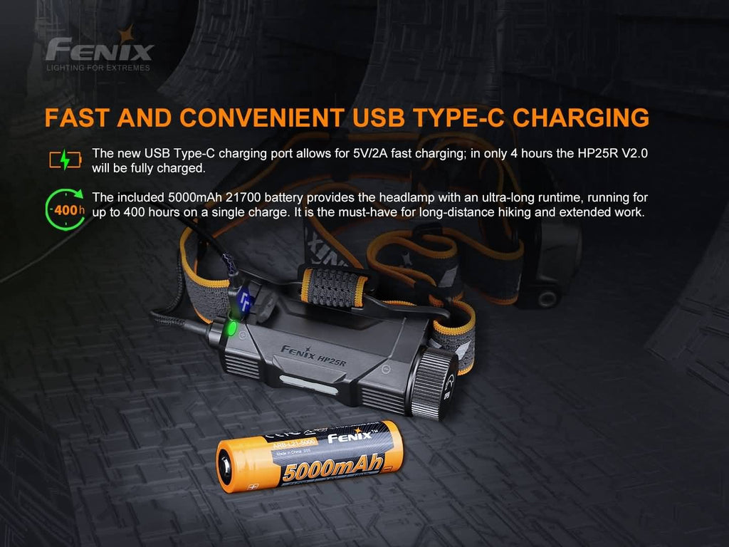 Linterna Frontal Fenix HP25R version 2.0