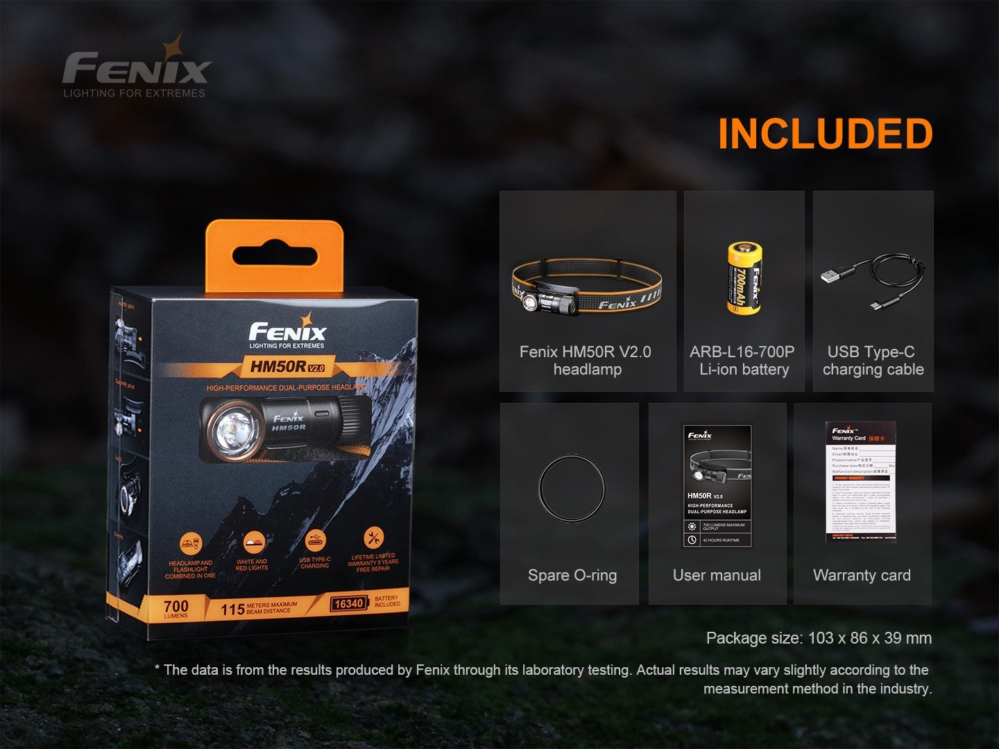 Linterna Frontal Fenix HM50R version 2.0