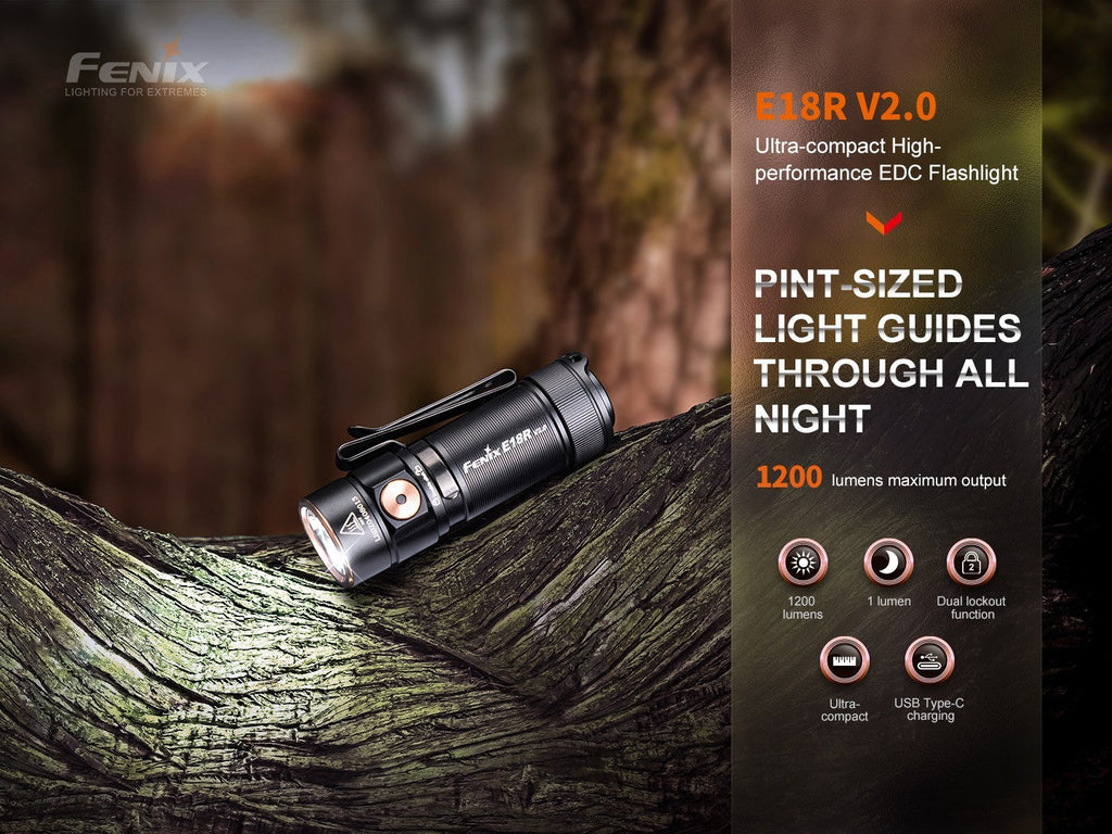 Linterna Fenix E18R version 2.0