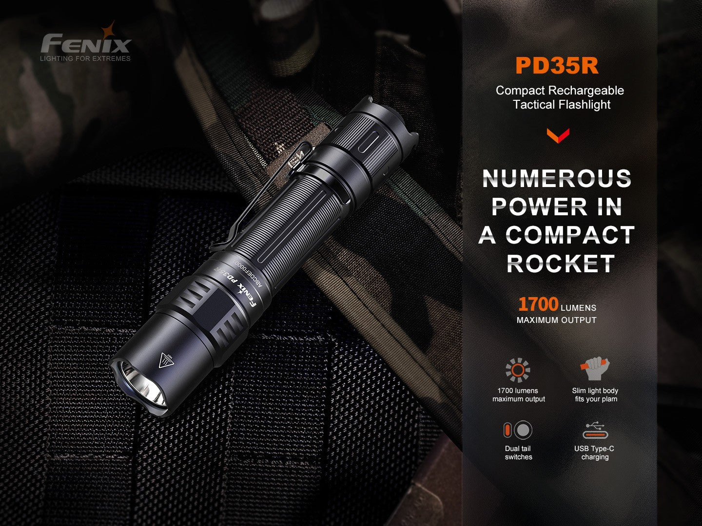 Linterna Fenix PD35R