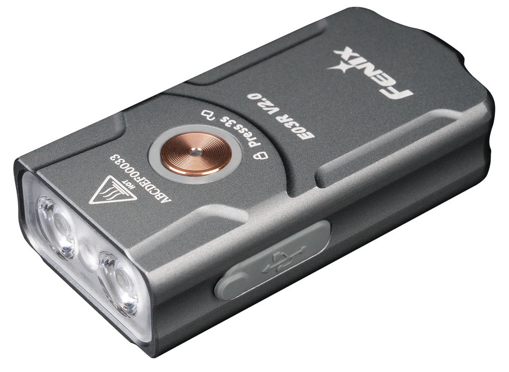 Linterna Recargable Fenix E03R version 2.0 Gris