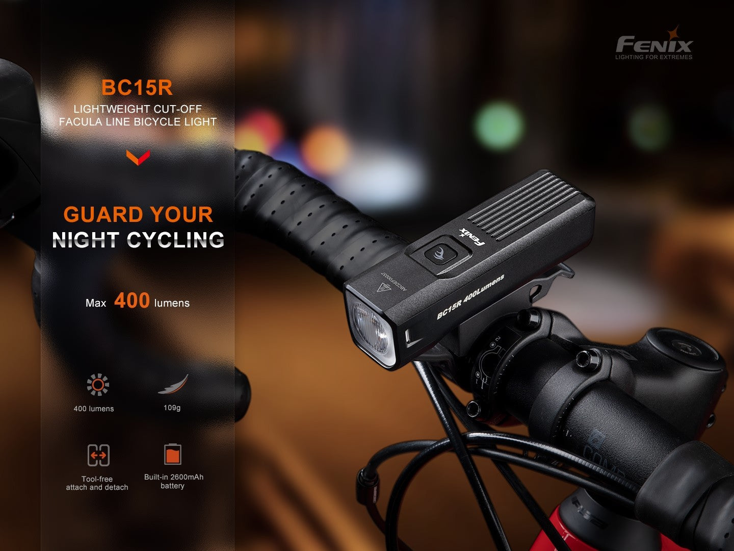 Linterna para Bicicleta Fenix BC15R