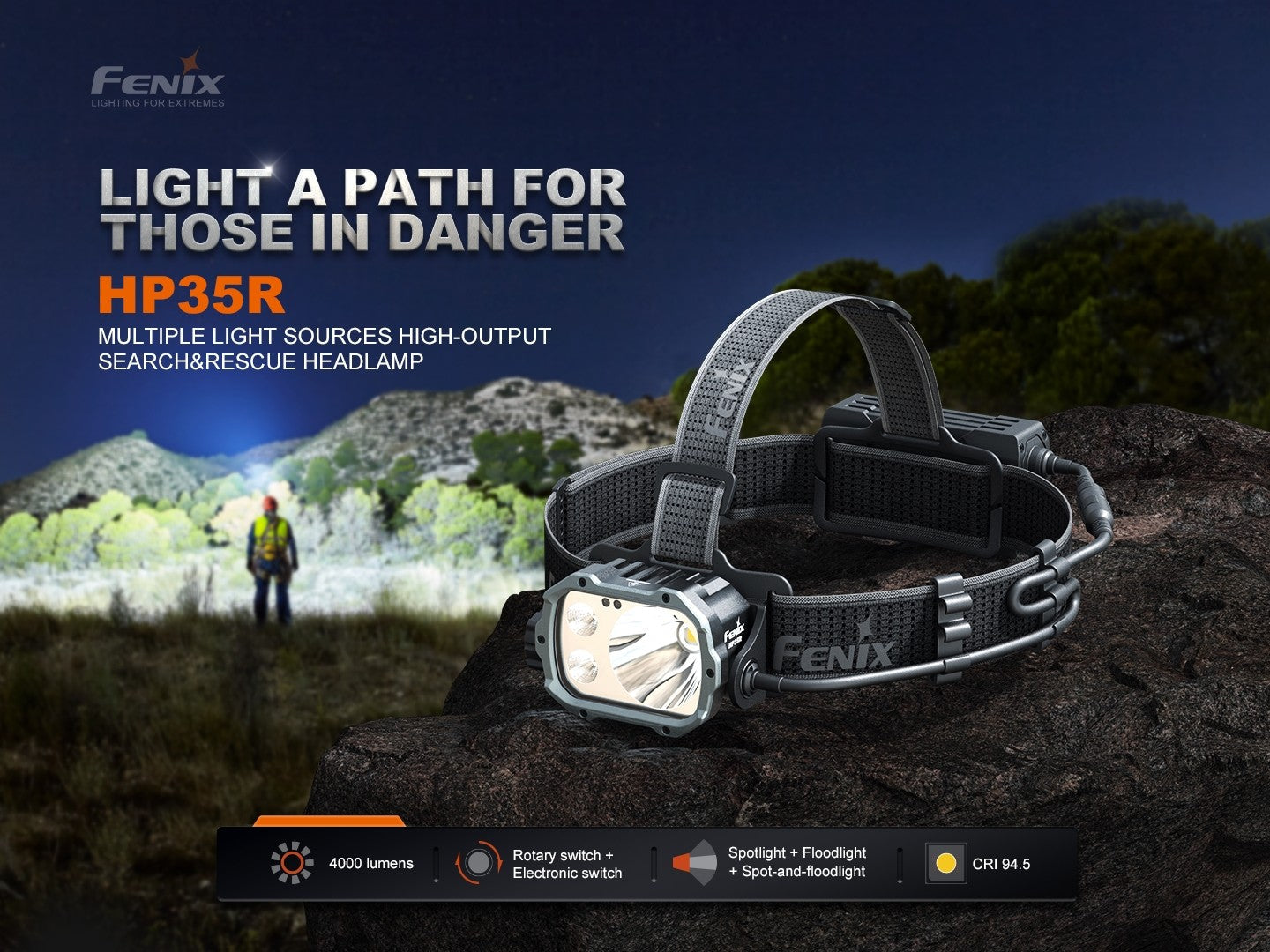 Linterna Frontal Fenix HP35R