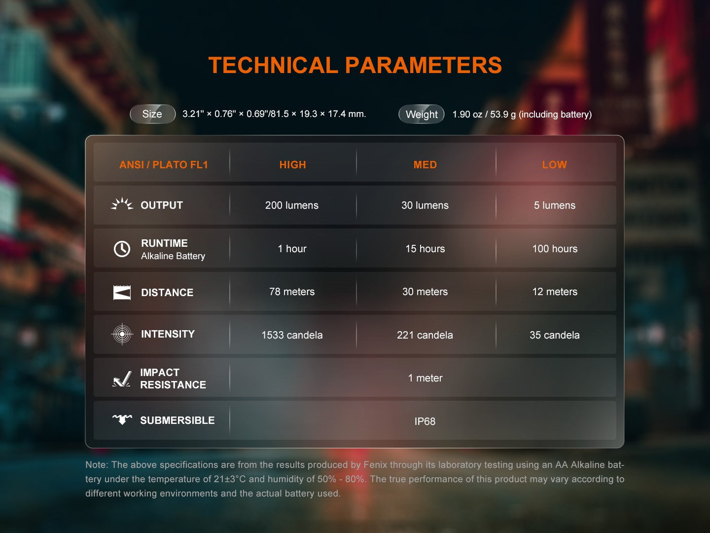 Linterna Fenix E12 V3.0