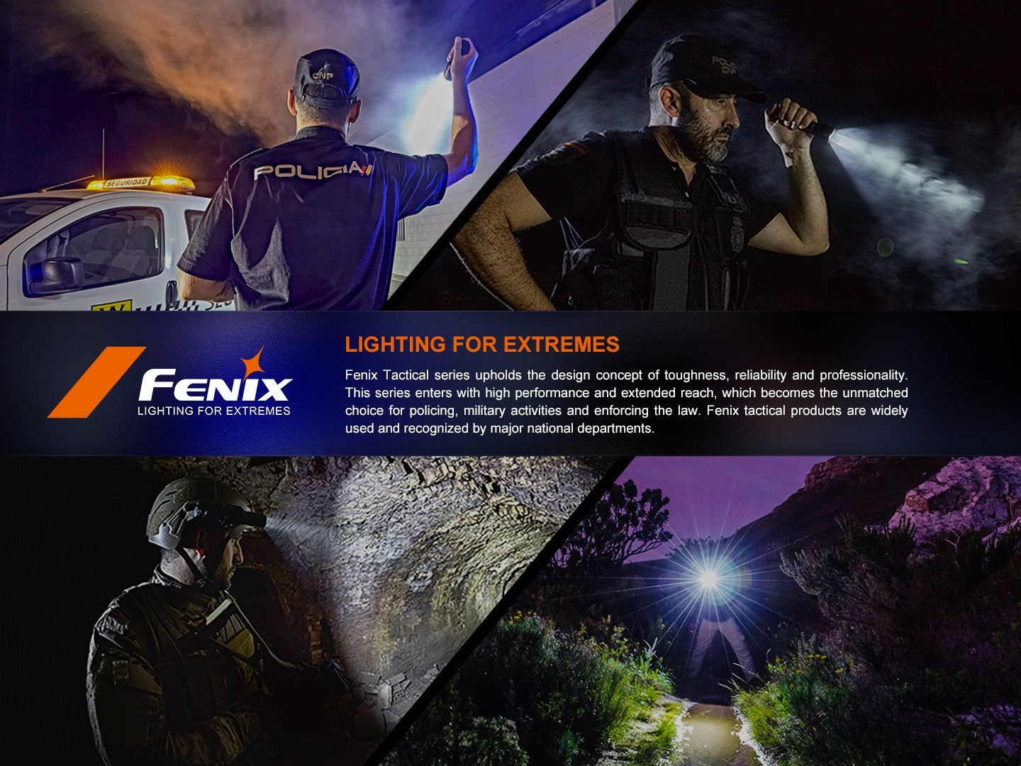 Linterna Fenix PD32R cafe