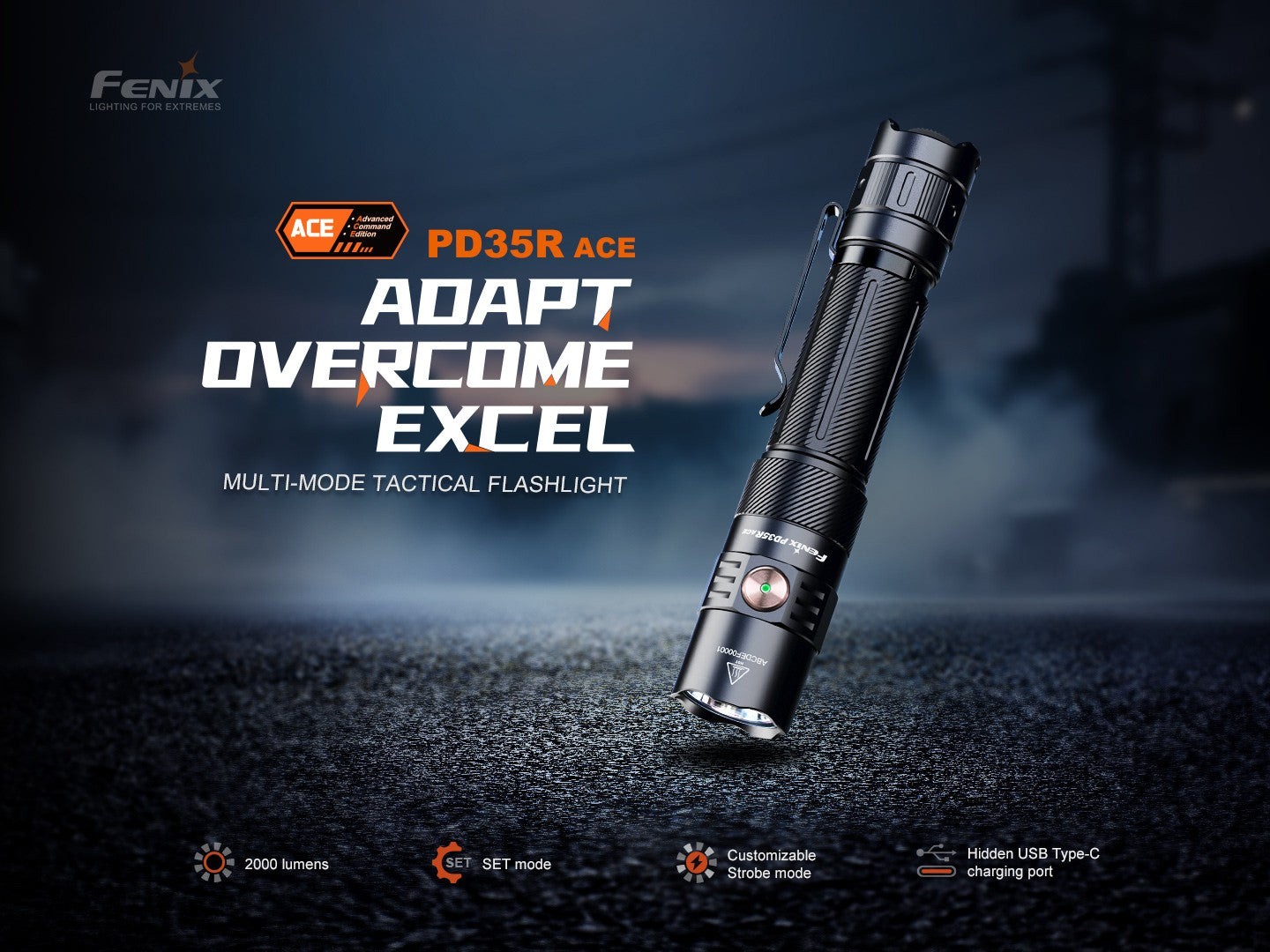 Linterna Fenix PD35R ACE