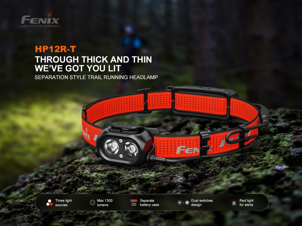 Linterna Frontal Fenix HP12R-T ROJA