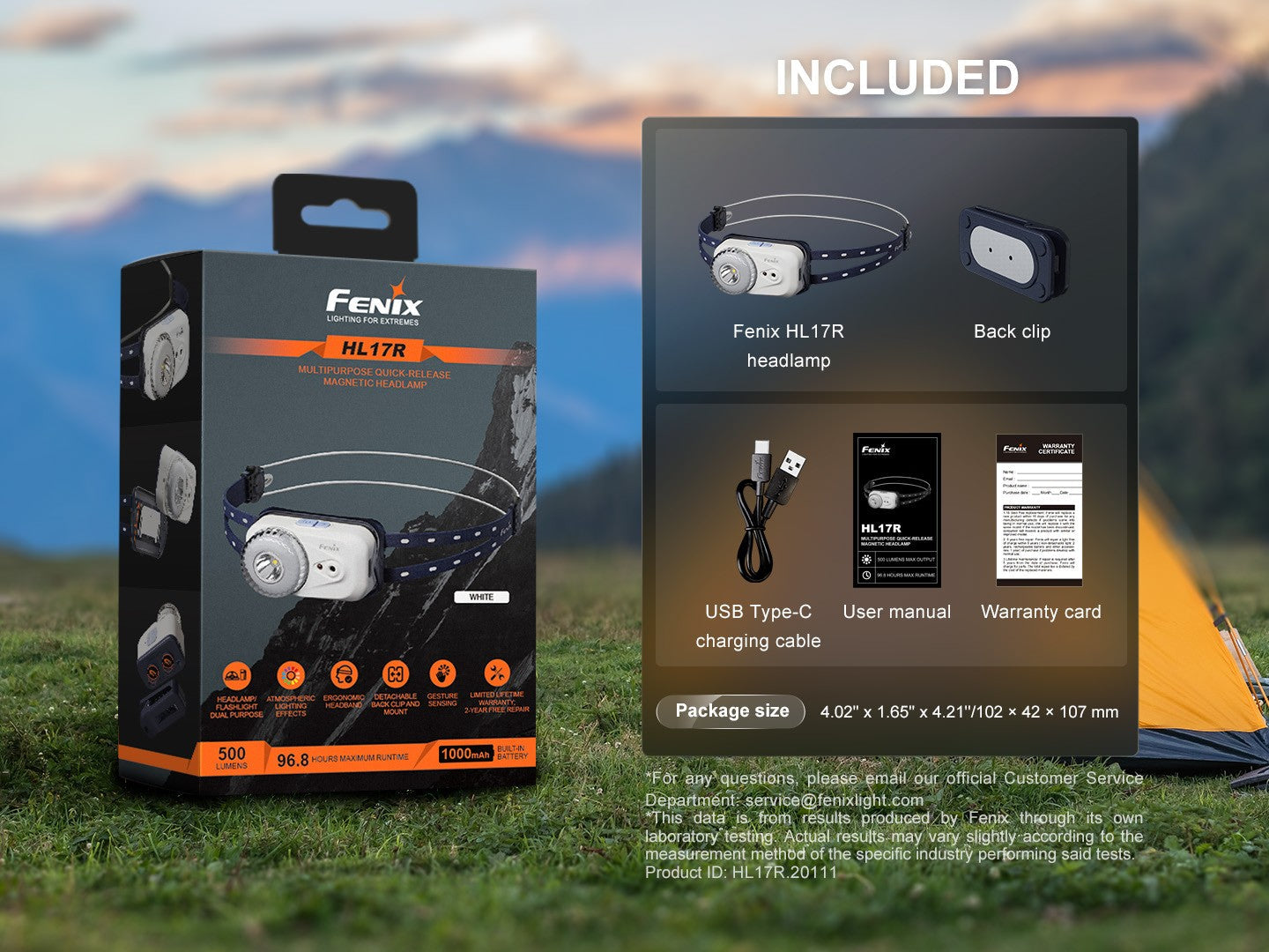Linterna Frontal Multiusos Fenix HL17R