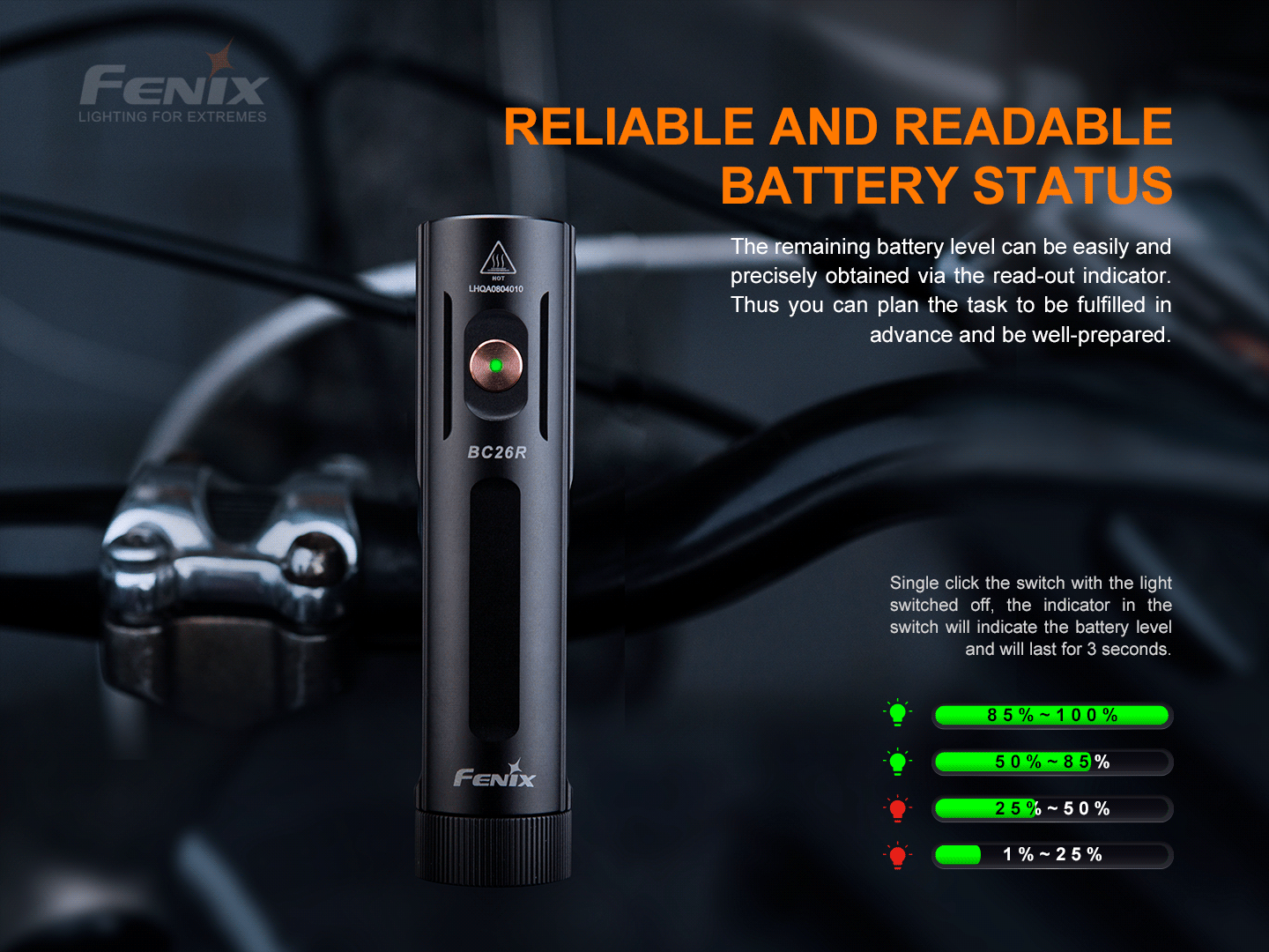 KIT Linterna Fenix BC26R + BC05R V2.0 (BOGO)