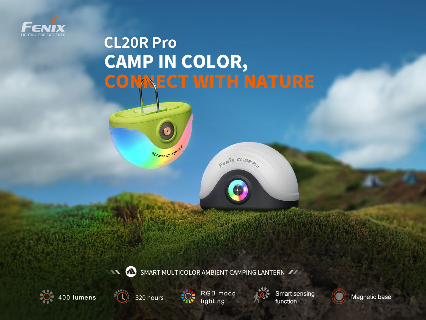 Linterna Fenix CL20R PRO NEGRO