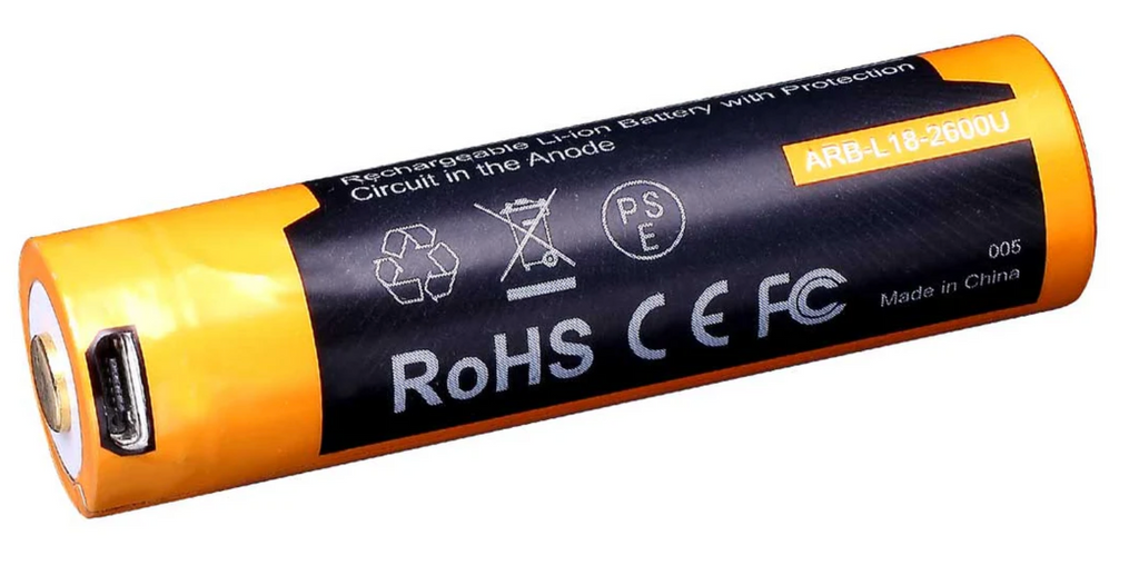 Bateria Fenix 18650 de 2600 mAh ARB-L18-2600U