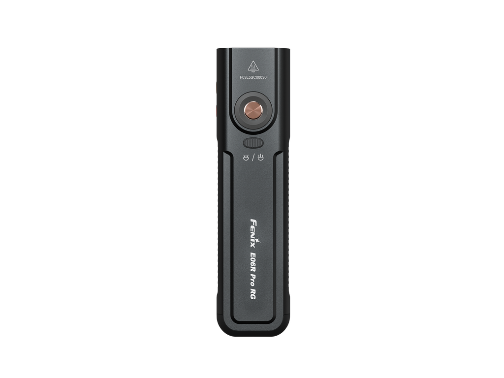 Linterna Recargable Fenix E06R PRO RG NEGRO (LASER VERDE)