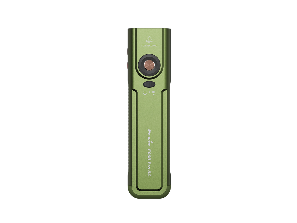 Linterna Recargable Fenix E06R PRO RG VERDE OLIVA (LASER VERDE)