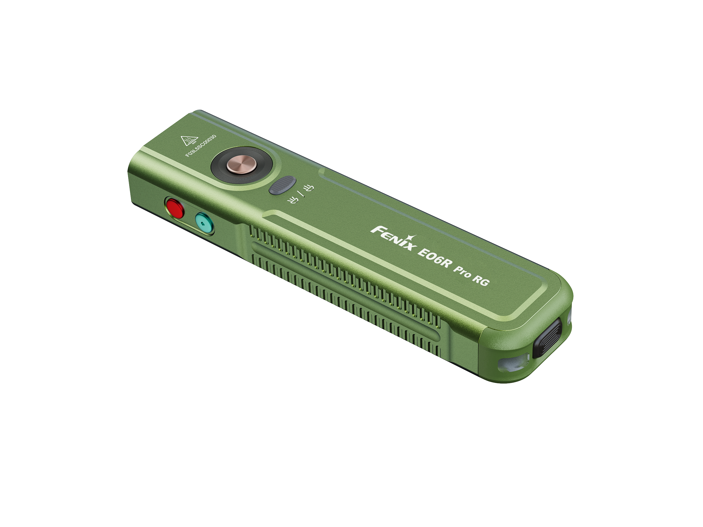 Linterna Recargable Fenix E06R PRO RG VERDE OLIVA (LASER VERDE)