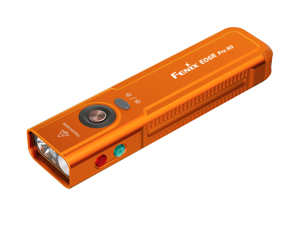 Linterna Recargable Fenix E06R PRO RG NARANJO (LASER VERDE)