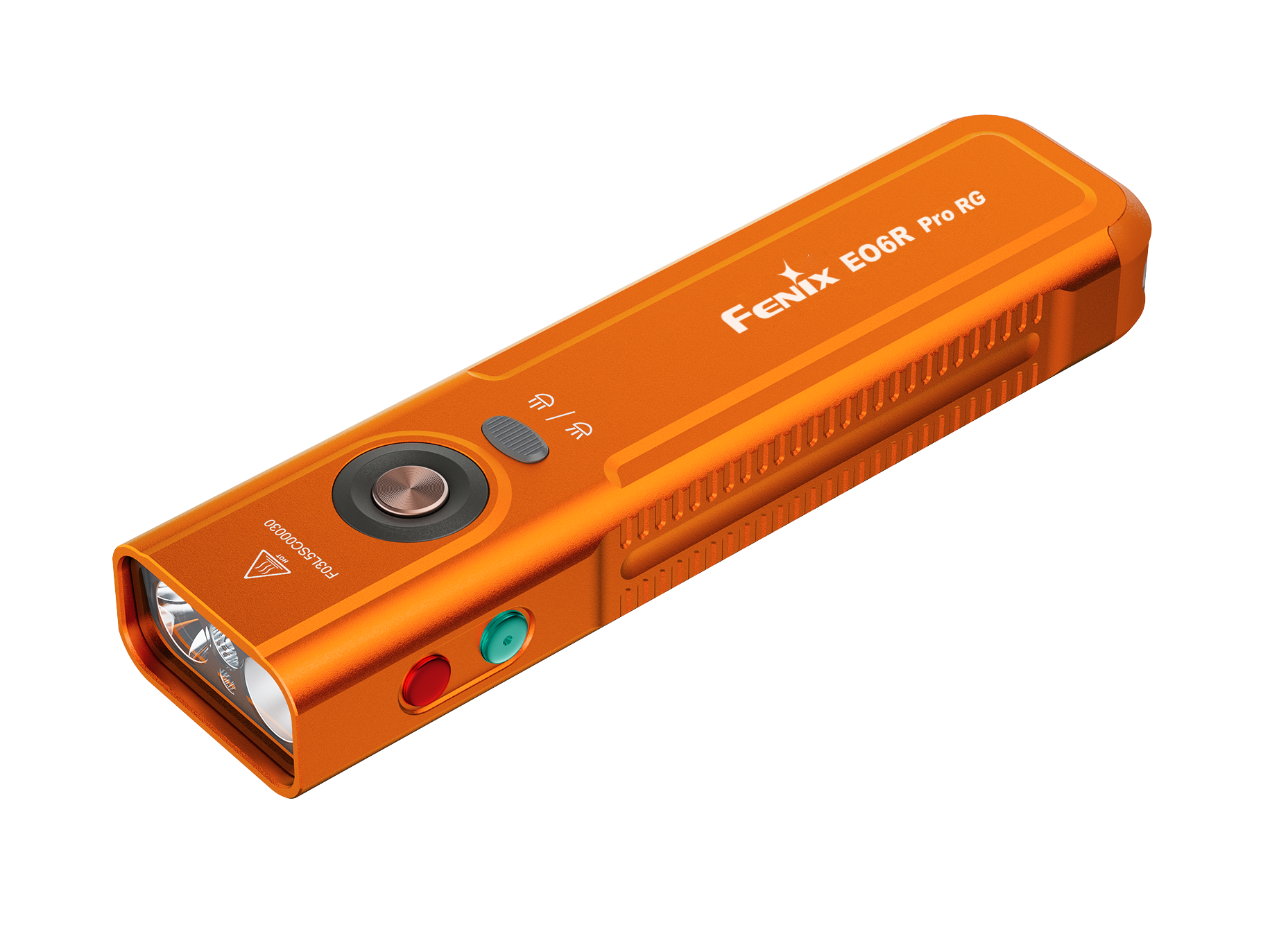 Linterna Recargable Fenix E06R PRO RG NARANJO (LASER VERDE)