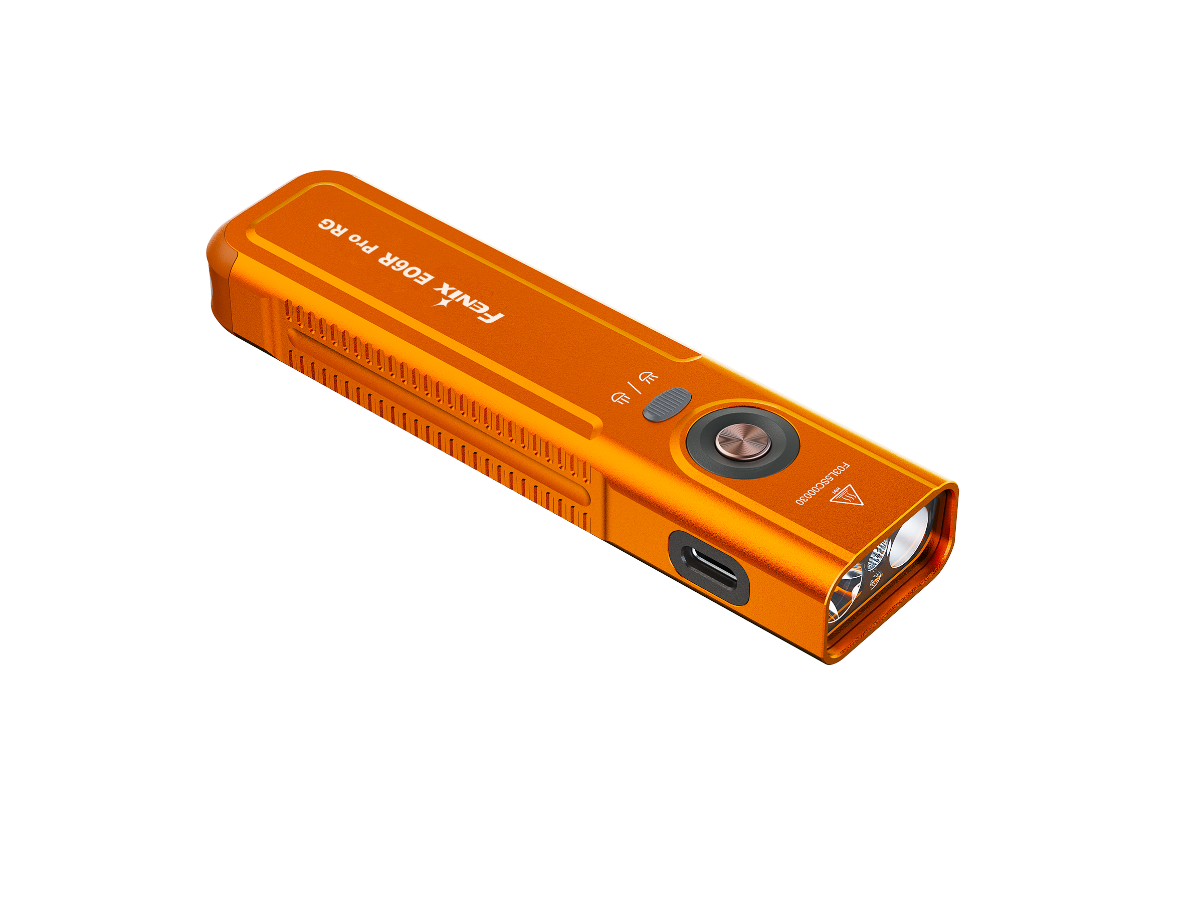 Linterna Recargable Fenix E06R PRO RG NARANJO (LASER VERDE)