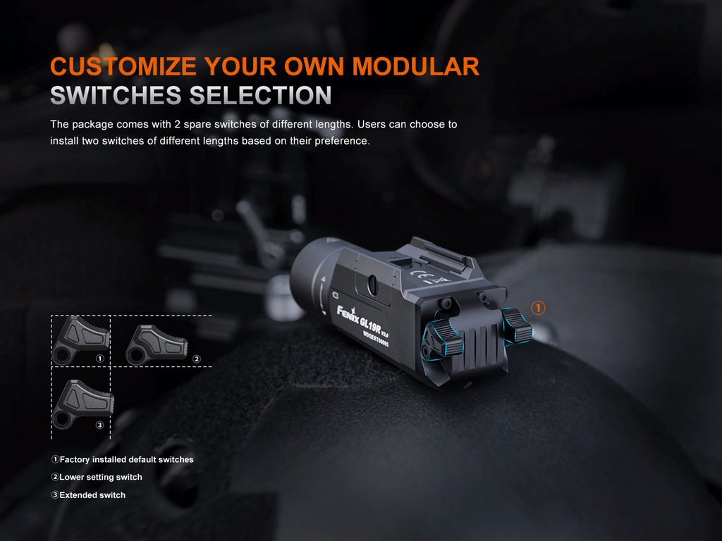 Linterna Fenix para pistolas GL19R V2.0