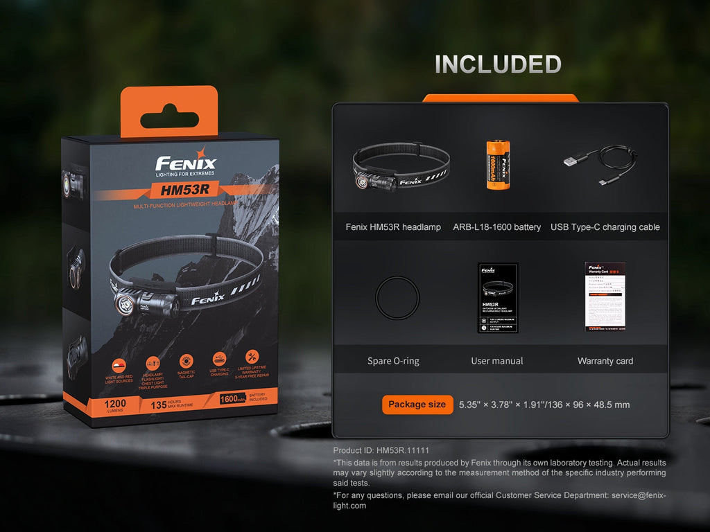 Linterna Frontal Fenix HM53R