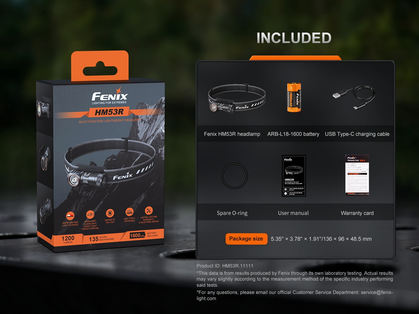 Linterna Frontal Fenix HM53R
