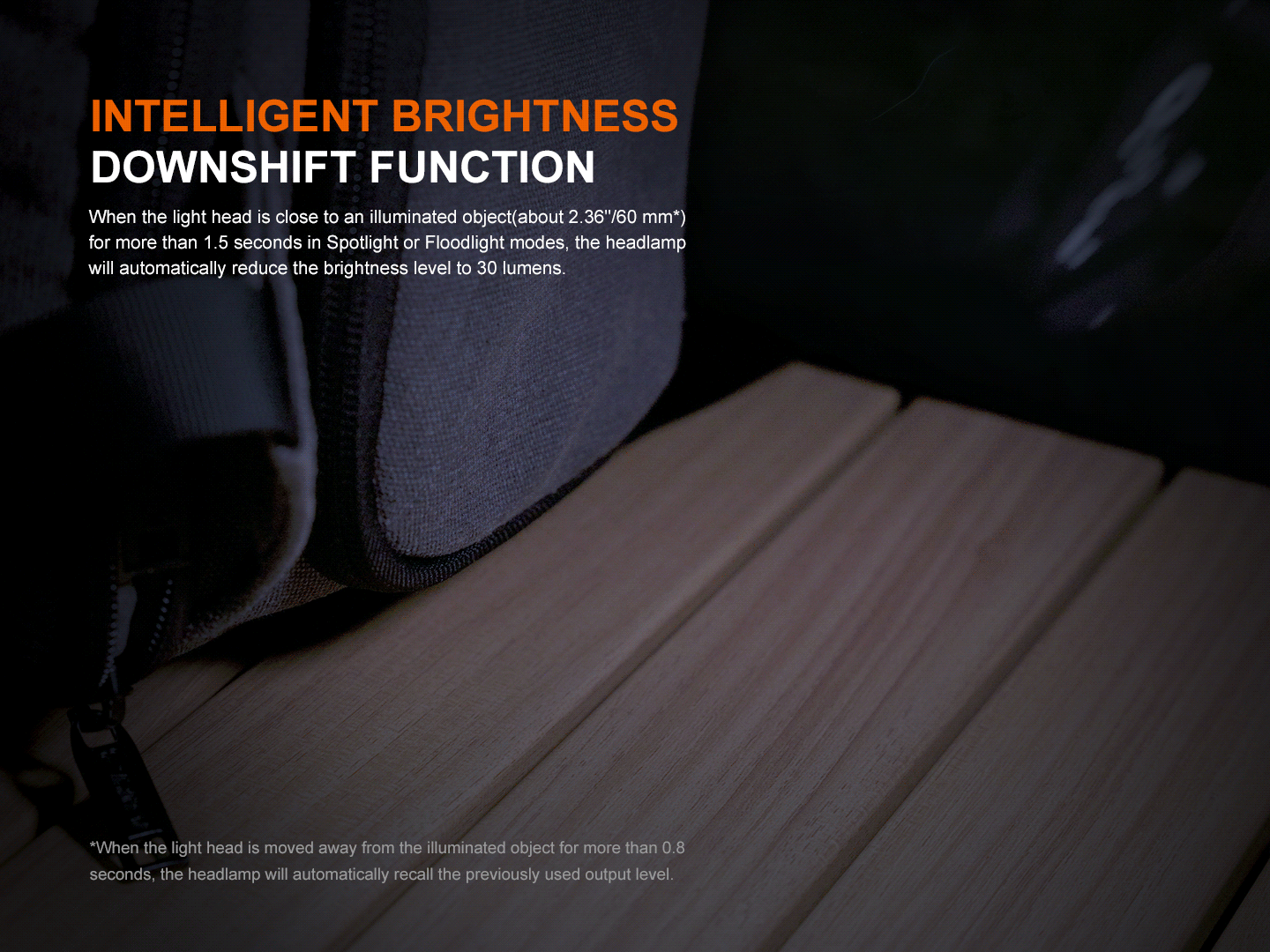 Linterna Frontal Fenix HM55R Purpura