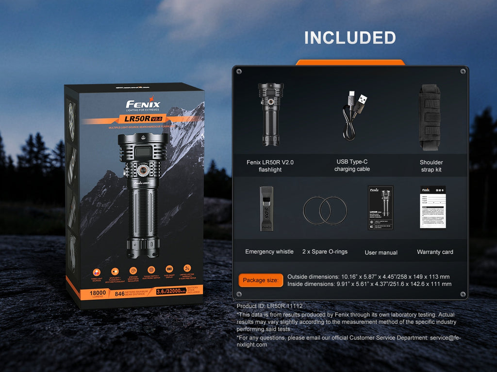 Linterna Fenix LR50R V2.0