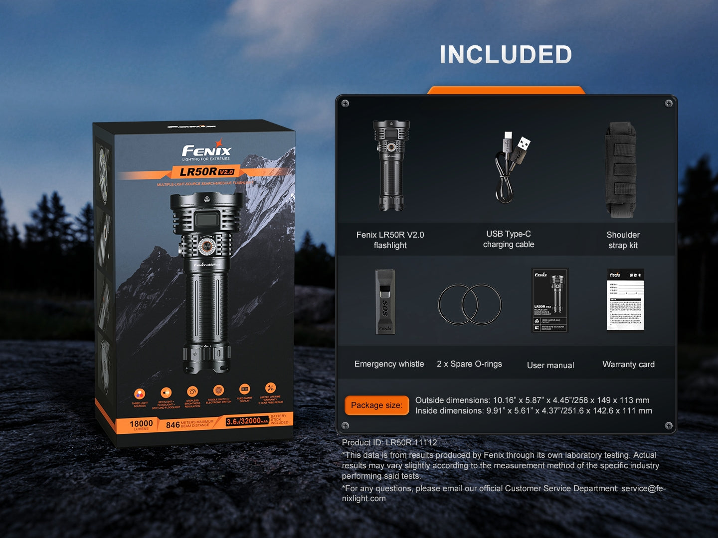 Linterna Fenix LR50R V2.0