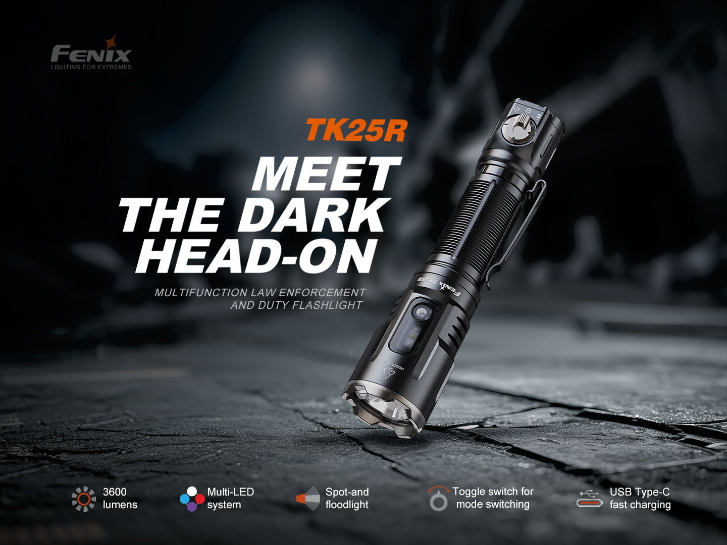 Linterna Led Fenix TK25R