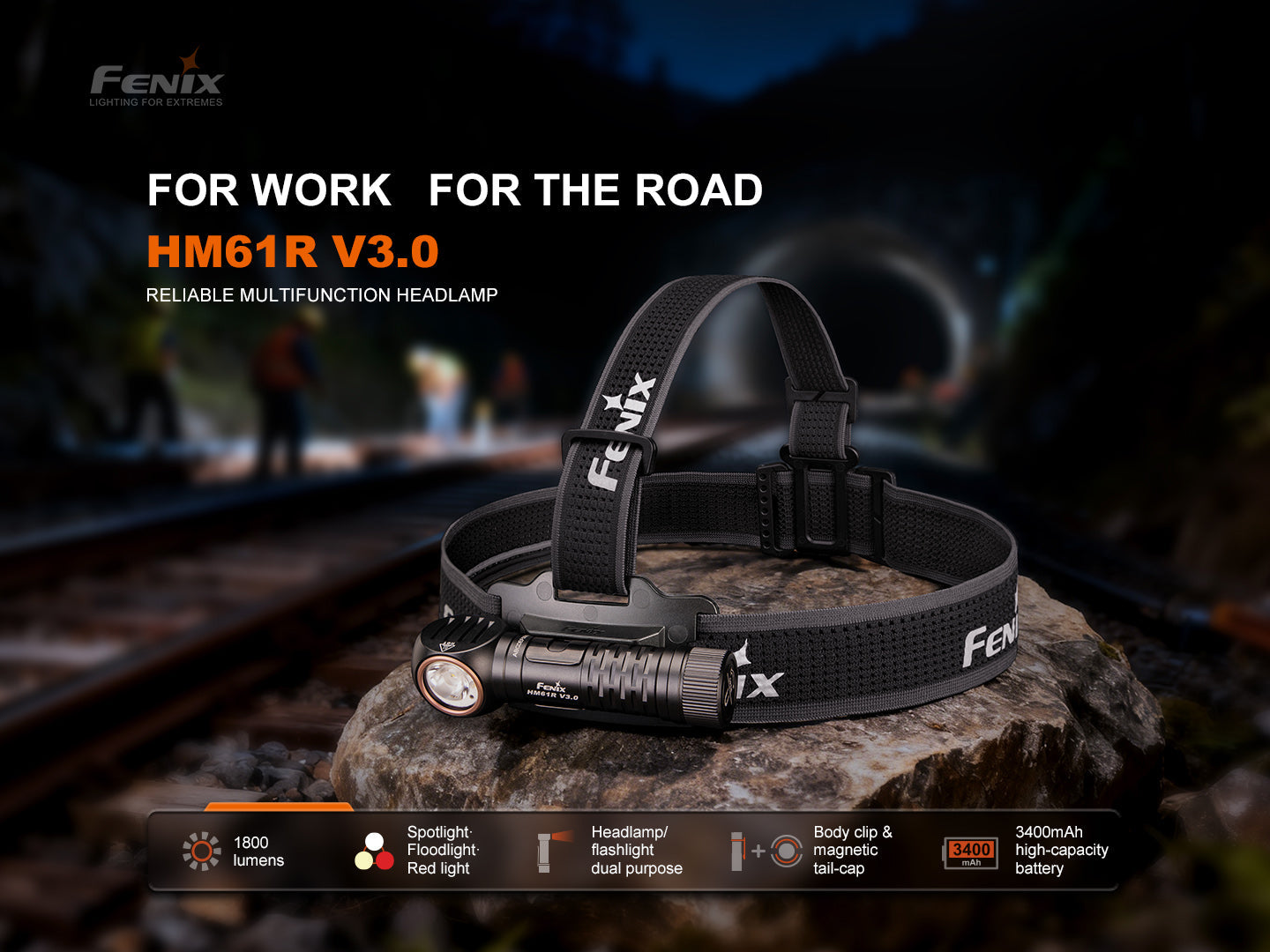 Linterna Frontal Fenix HM61R V3.0