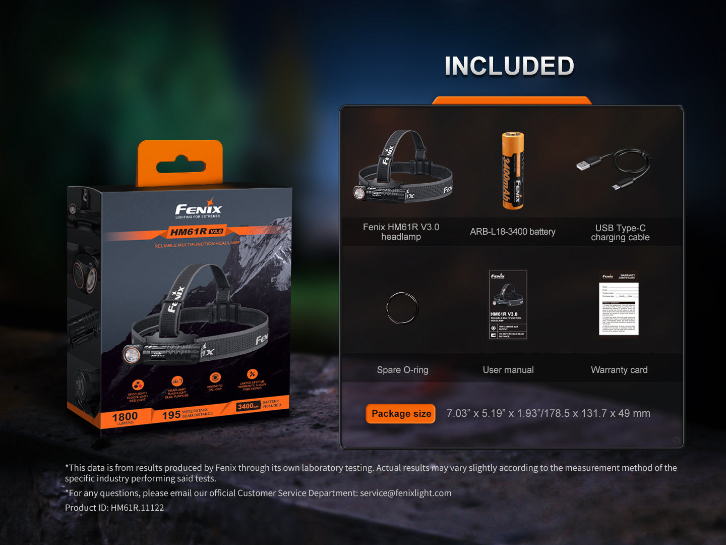 Linterna Frontal Fenix HM61R V3.0