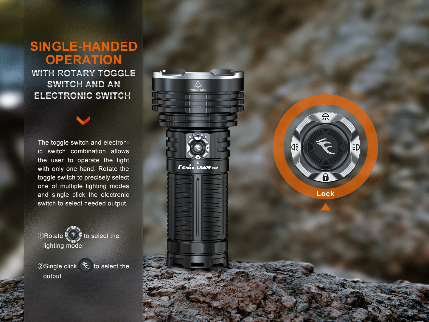 Linterna Fenix LR40R version 2.0