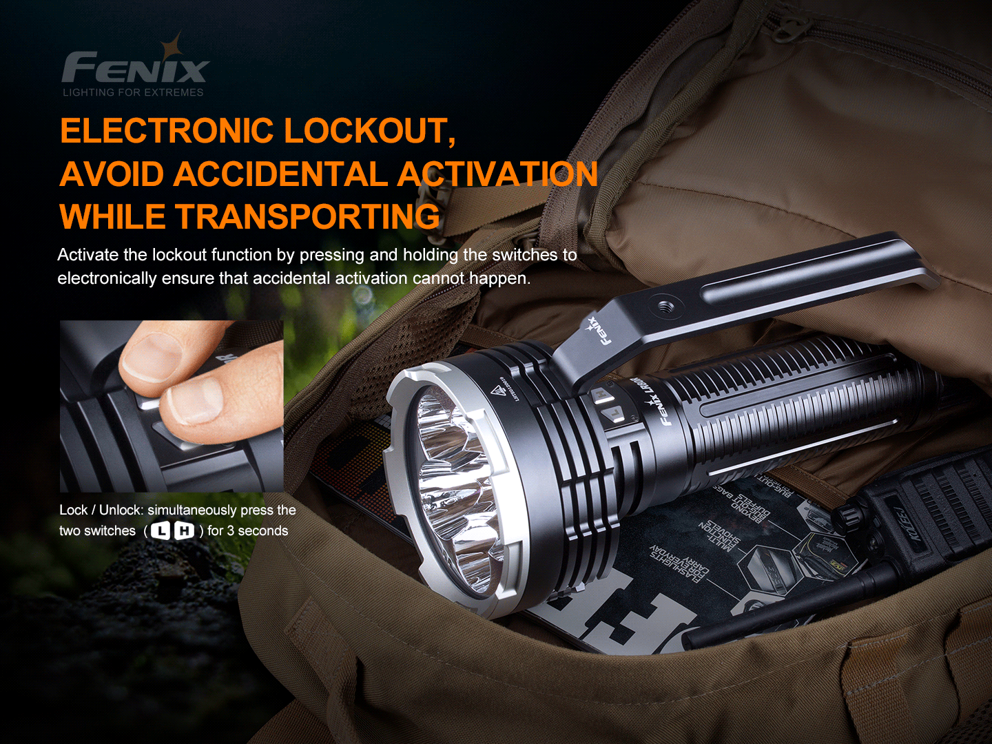 Linterna Fenix LR80R
