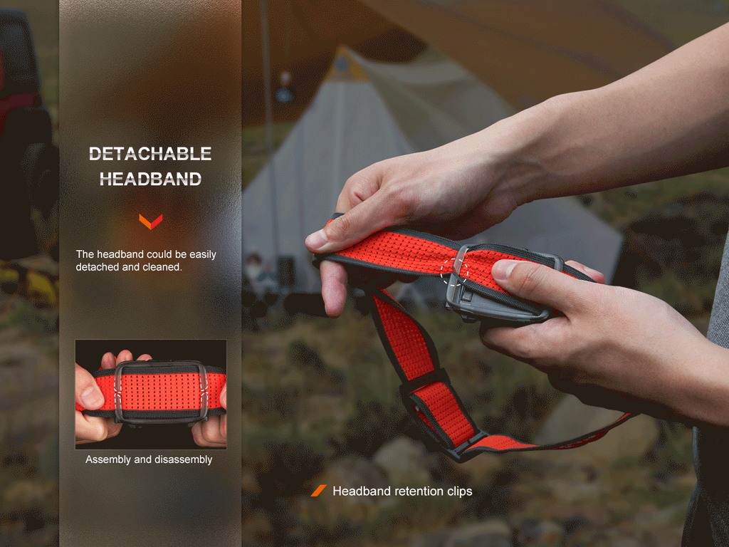 Linterna Frontal Fenix HL16 Rosada